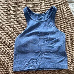 Women's Lululemon Ebb to Street Cropped Racerback Tank Top